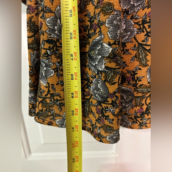 Easel Multi Color Babydoll Tunic Shirt/Dress Size L BohoWide Sleeves Loose‎ Fit - Picture 3 of 12